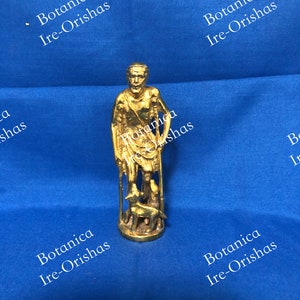 SAN LAZARO ESTATUA de bronze religion yoruba ifa Santeria