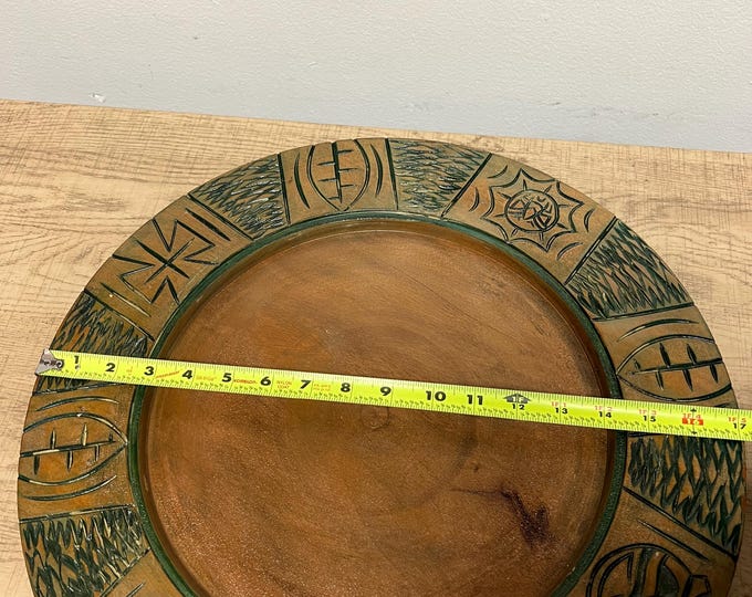 Tablero de 17 pulgadas en Cedro opon ifa 17" religion yoruba ifa Santeria