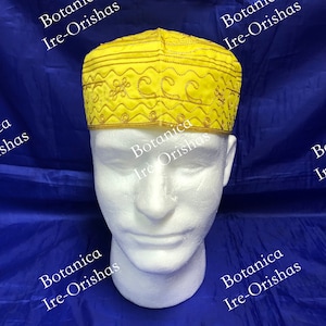 GORRO DE Oshun Ochun Amarillo Yellow religion yoruba ifa santeria