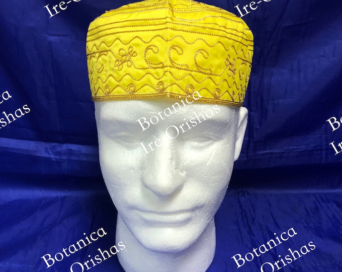 GORRO DE Oshun Ochun Amarillo Yellow religion yoruba ifa santeria