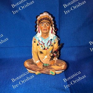 Estatua statue INDIO cacique INDIAN CHIEF