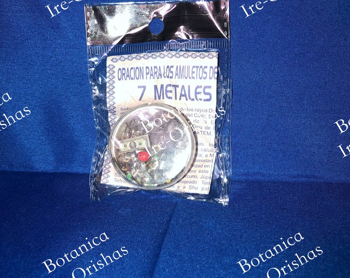 CARGA DE 7 METALES religión yoruba africa ifa orula santeria