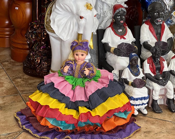 Doll muneca Gitana Jitana Gypsy  Fina Elegant Elegante religion yoruba ifa Santeria
