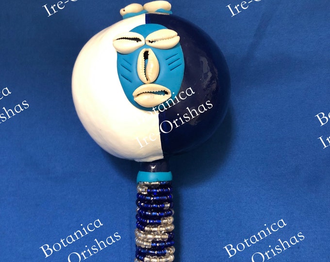 Maraca Noise maker de Yemaya religion Yoruba ifa santeria