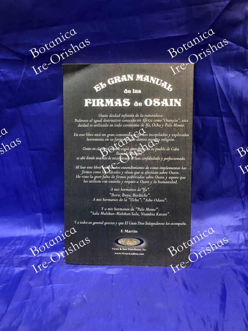 El Gran Manual De Las Firmas De Ozain Religion Yoruba Santeria Ifa Etsy