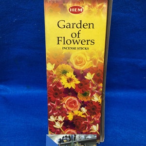 Incienso incense stick Garden of Flowers Jardin de Flores