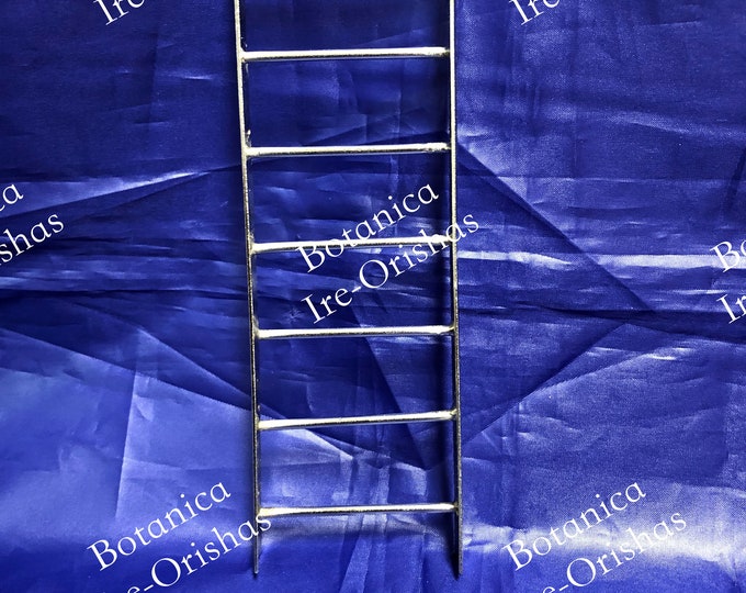 Escalera de metal 7 pasos metal ladder yoruba santeria orula