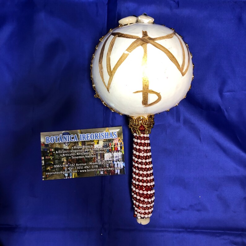 Maraca Noise Maker Yoruba Santeria Orula Etsy