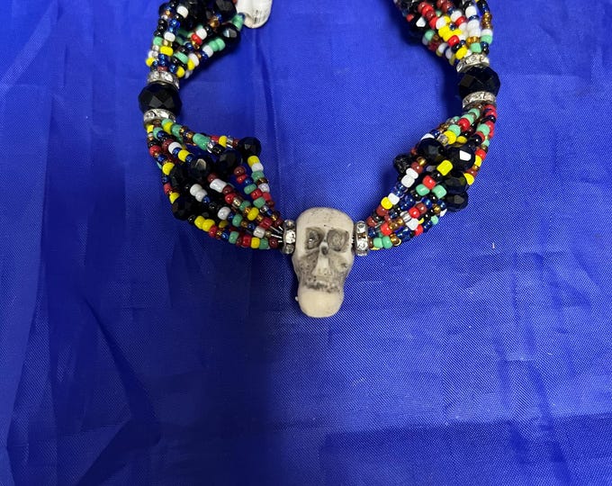 Ide Idde Ilde Palo Muerto Ozain de fino cristal  YORUBA IFA SANTERIA