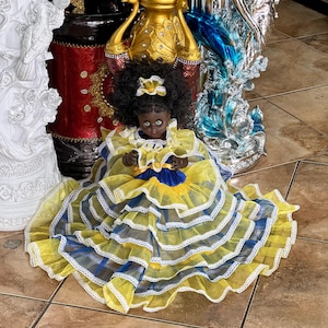 Doll Muneca Oshun Yemaya  Fina Elegant religion yoruba ifa Santeria