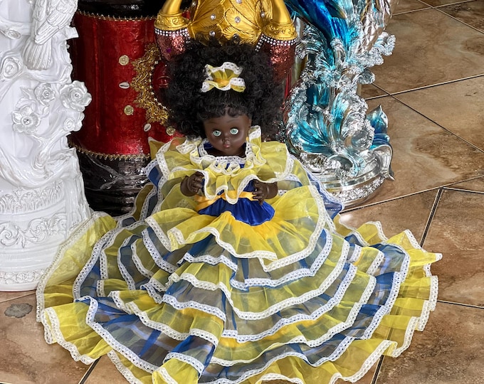 Doll Muneca Oshun Yemaya  Fina Elegant religion yoruba ifa Santeria