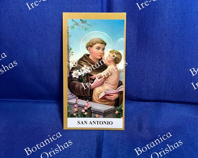 Estampita , Estampilla Estampa Oración a San Antonio