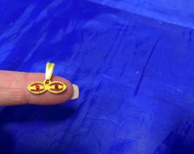 Ojitos  rojos de Santa Lucia Eye Pendants for Saint Lucia YORUBA IFA