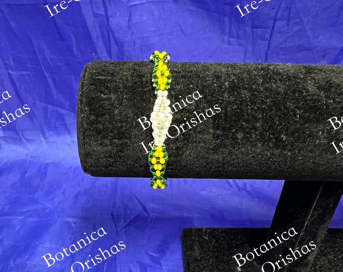 Ilde ide elastizado de Orula con Obatala Obbatala santeria religion yoruba