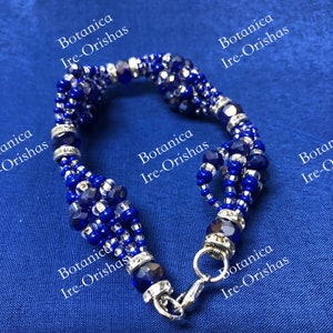 Ide Ilde de Yemaya Jemaya en cristal glass fino religion yoruba ifa
