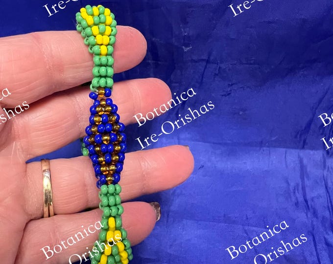 Ilde ide elastizado Orula con Oshosi Ochosi Gr santeria religion yoruba