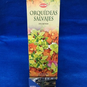 Incienso incense stick Orquídeas Salvajes, Wild Orchids