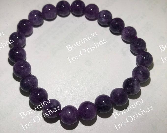Brazalete AMATISTA BRACELET AMETHYST ifa Religion yoruba santeria