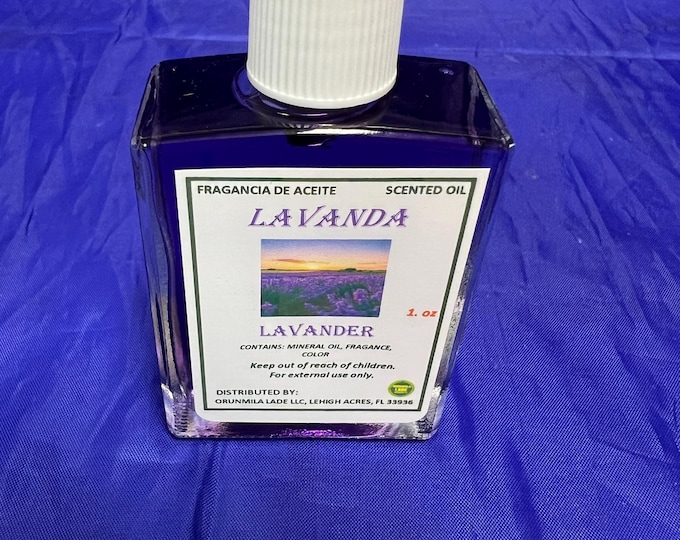 Oil Aceite Lavanda Lavender yoruba santeria orula