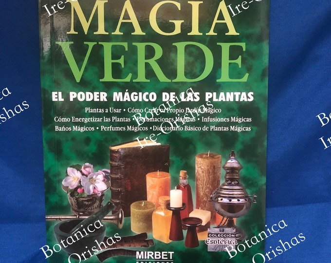 Libro MAGIA VERDE Religion yoruba santeria ifa