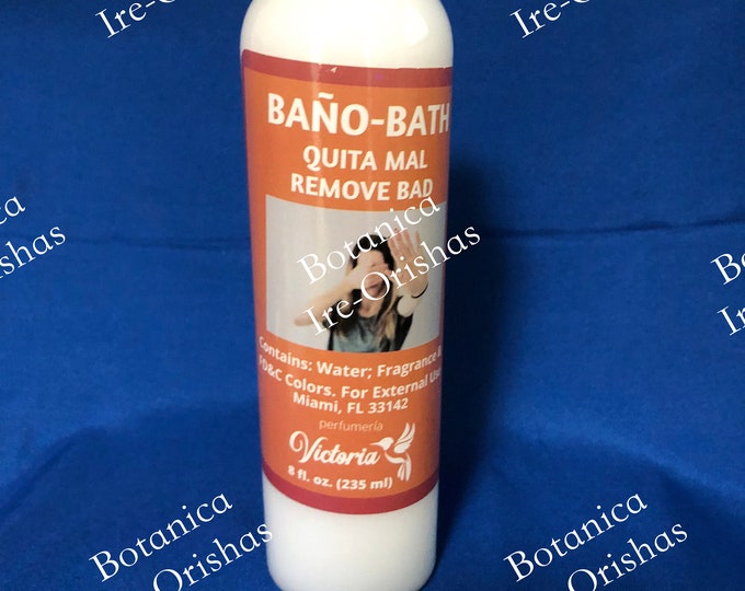 Bano Bath Quita Mal  Bad Removed yoruba santeria orula