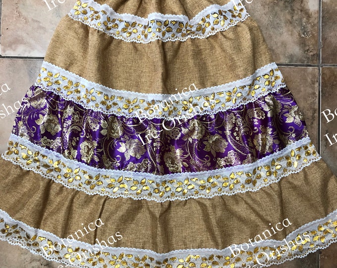 Saya Salla Falda de saco religion yoruba ifa santeria palo