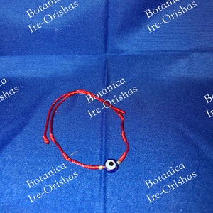 Bracelet Brazalete de hilo pulso Rojo  ojito Santa Lucia SAINT LUCY eye