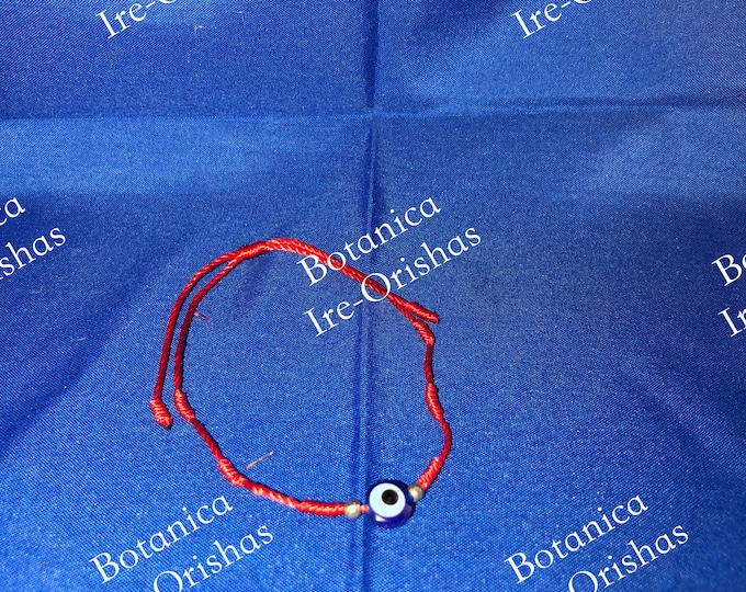 Bracelet Brazalete de hilo pulso Rojo  ojito Santa Lucia SAINT LUCY eye
