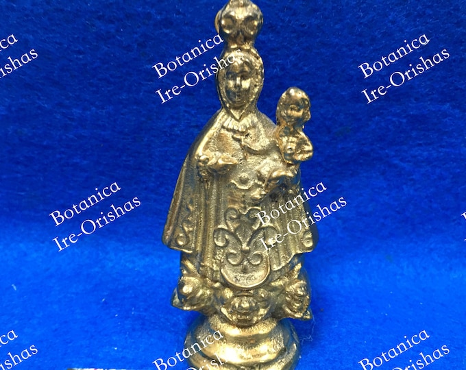 Statue Estatua Virgen de Regla en bronze religion yoruba ifa santeria