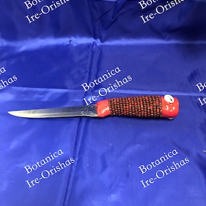 Cuchillo knife de Oya Olla Santos Orishas religion yoruba ifa Santeria