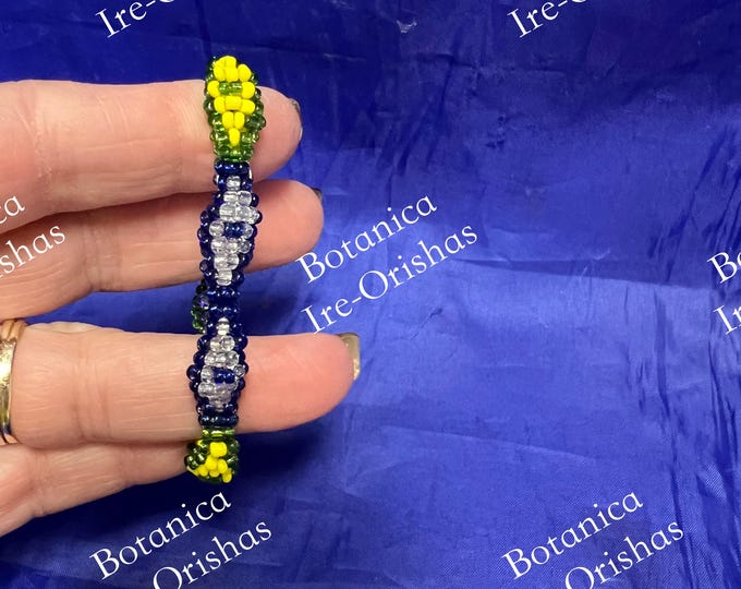 Ilde ide elastizado Orula con Yemaya Jemaya santeria religion yoruba