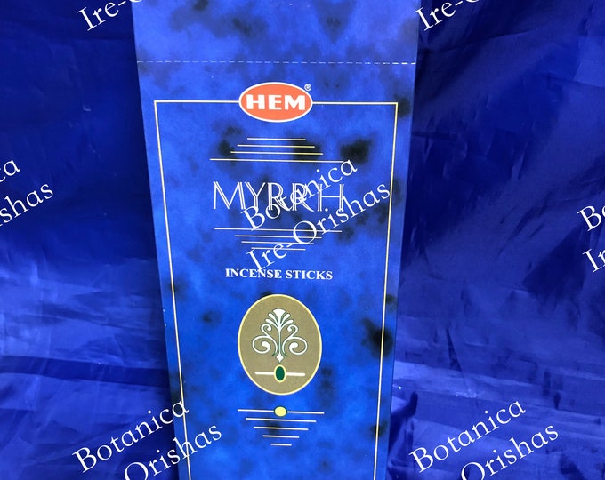 Incienso incense Mirra Myrrh 6 packages 20 stick