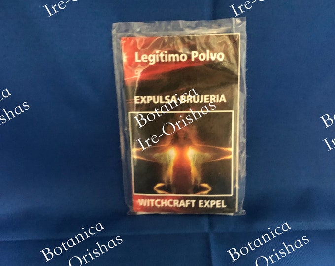 Polvo Expulsa brujeria powder witchcraft expel religion YORUBA IFA SANTERIA