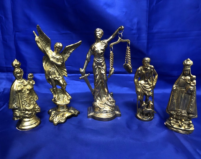 Estatuas Statues en Bronze  religion yoruba Santeria orula