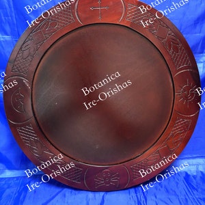 Tablero de 17 pulgadas opon ifa 17&quot; religion yoruba ifa Santeria