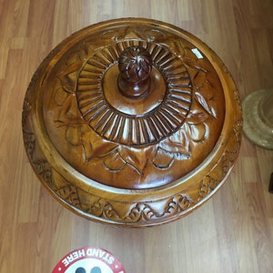 Batea de Shango Chango Tallada oak religion yoruba ifa santeria