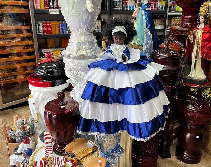 Doll muneca Yemaya Fina Elegant religion yoruba ifa Santeria