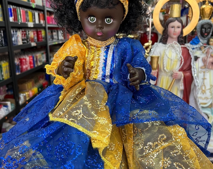 Muneca/Doll Oshun Yemaya dos aguas Oshosi de Santo Espiritual Santeria