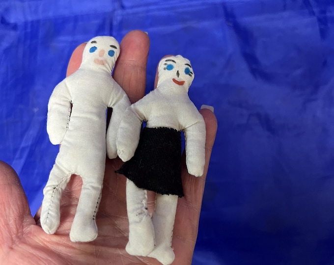 Voodoo pareja set muneco y muneca de trapo cloth doll religion yoruba ifa santeria palo