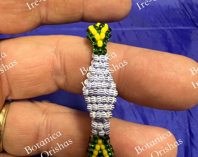 Ilde ide elastizado Orula con San Lazaro santeria religion yoruba