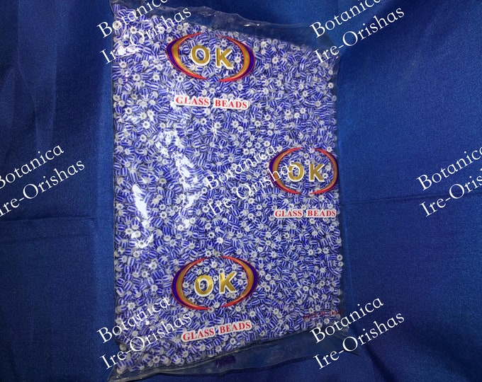 Beads Cuentas San lazaro 4mm 1-lbs religion yoruba santeria PALO
