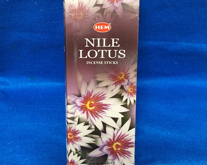 Incienso incense stick Nile lotus, Loto del Nilo