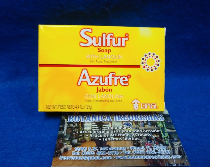 Jabon de Azufre soap Sulfur yoruba santeria orula