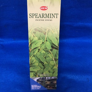 Incienso incense stick Spearmint, Menta Verde