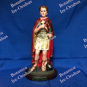 San Expedito Saint Expedite 8&quot; Estatua Statue religion yoruba orula orunmila santeria