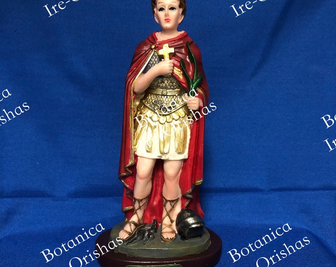 San Expedito Saint Expedite 6" Estatua Statue religion yoruba orula orunmila santeria