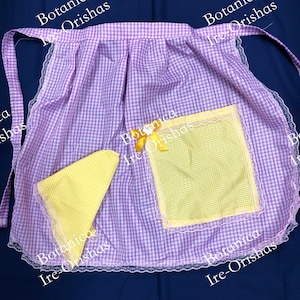 Delantal, Apron de Obba en ginga religion yoruba ifa santeria