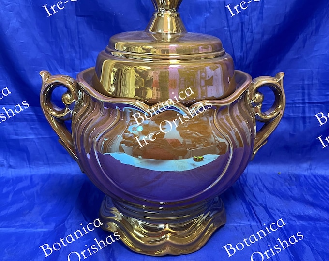 Sopera Tureen tinaja de Oya Olla TORNASOL religion yoruba ifa santeria
