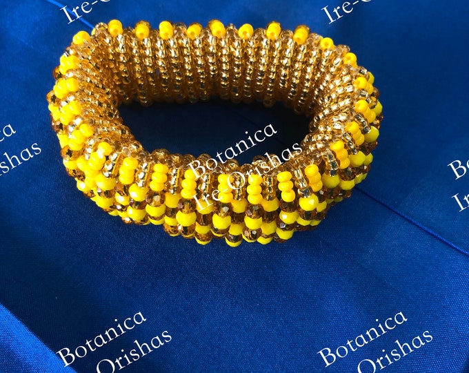 Ide Ilde de Oshun Ochun en cristal glass fino religion yoruba ifa