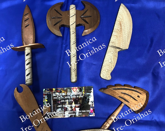 Herramientas tools of SHANGO CHANGO religion yoruba ifa orula osanteria